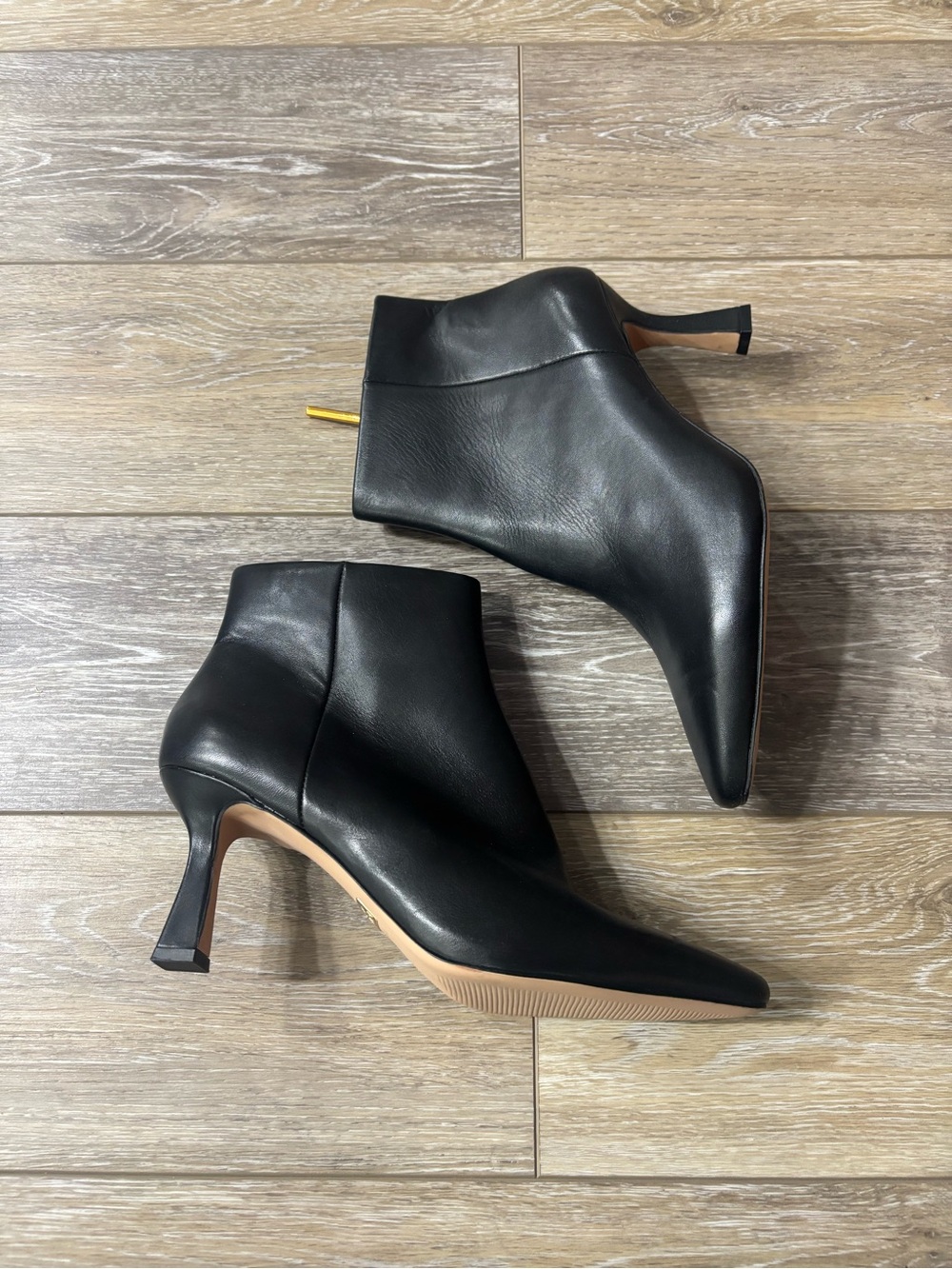 Louise et Cie Lo Lenci Ankle Boots Sz 9 Black Leather Office Fall Classic Bootie